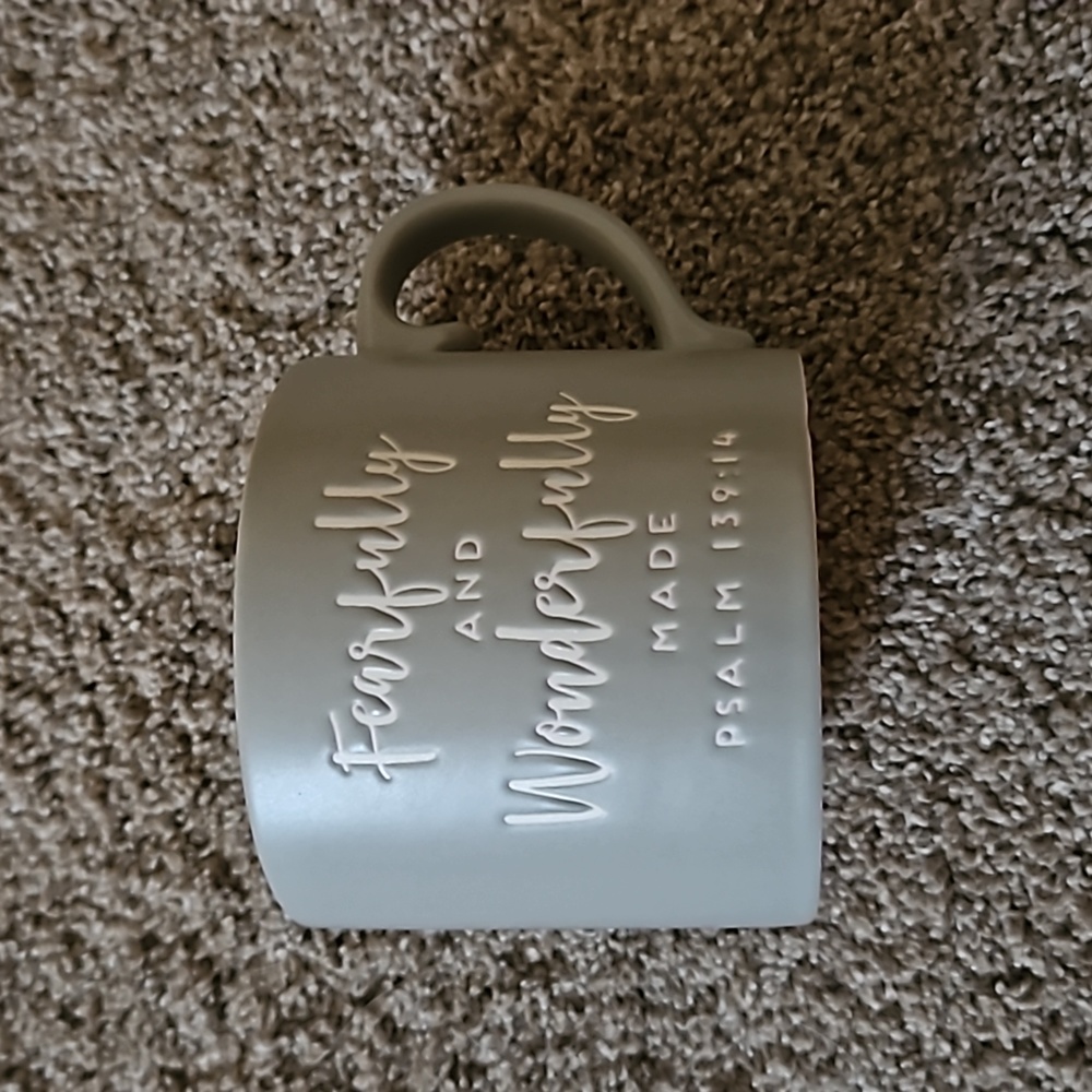 Fearfully and wonderfully mug